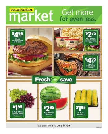 Dollar General Flyer - 07/14/2024 - 07/20/2024.