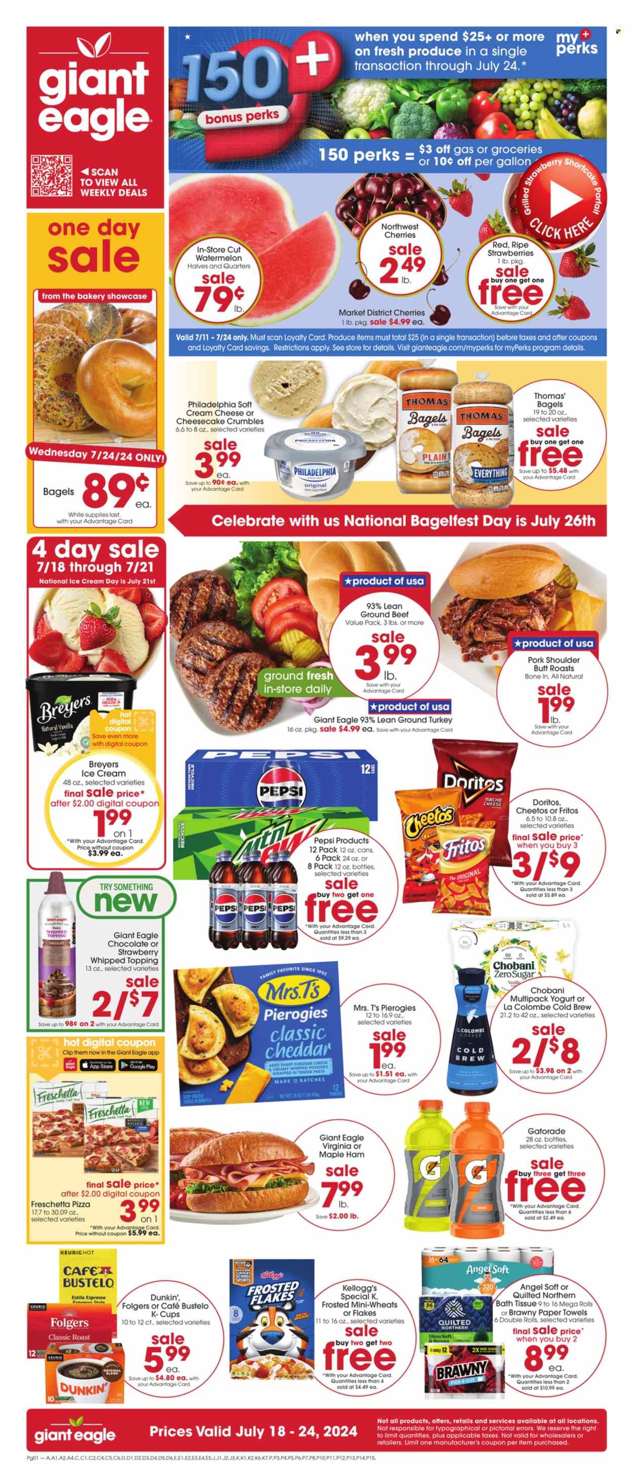 Giant Eagle ad - 07/18/2024 - 07/24/2024. Page 1