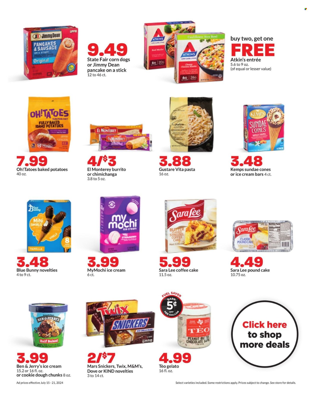 Hy-Vee ad - 07/15/2024 - 07/21/2024. Page 21