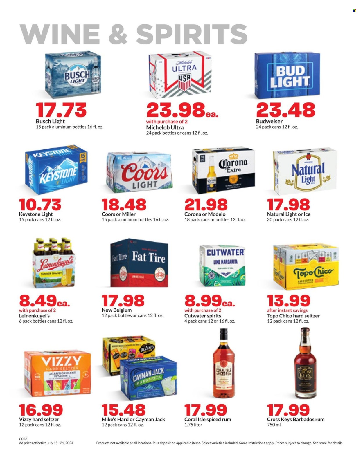 Hy-Vee ad - 07/15/2024 - 07/21/2024. Page 26