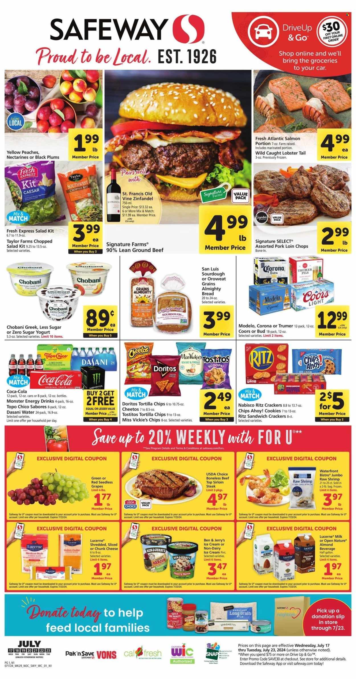 Safeway ad - 07/17/2024 - 07/23/2024. Page 1