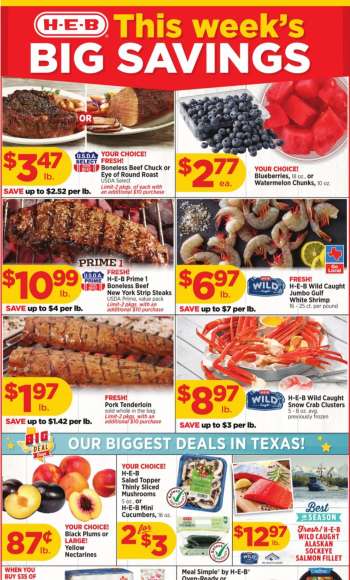 H-E-B Flyer - 07/17/2024 - 07/23/2024.