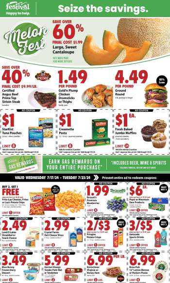 Festival Foods Flyer - 07/17/2024 - 07/23/2024.