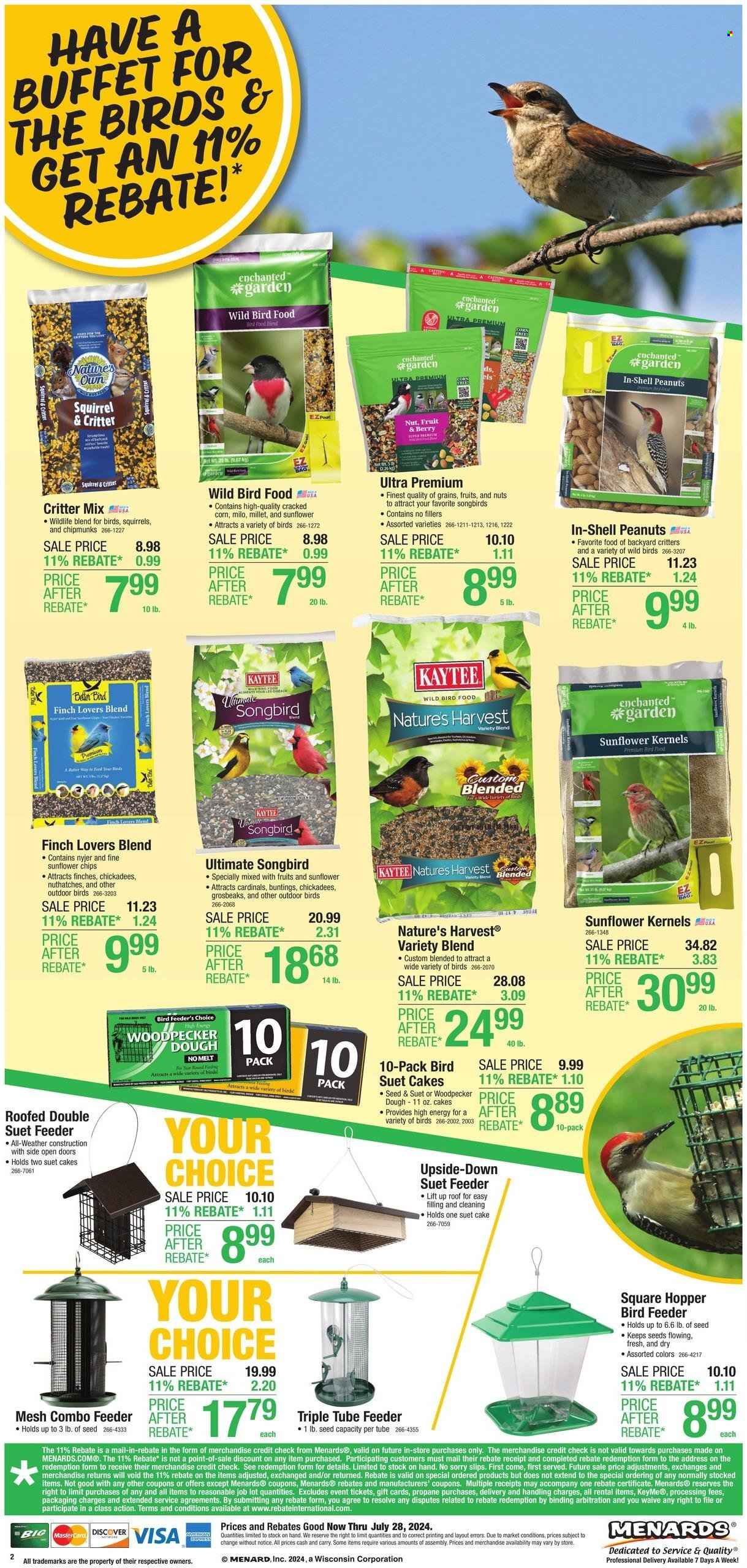 Menards ad - 07/18/2024 - 07/28/2024. Page 3