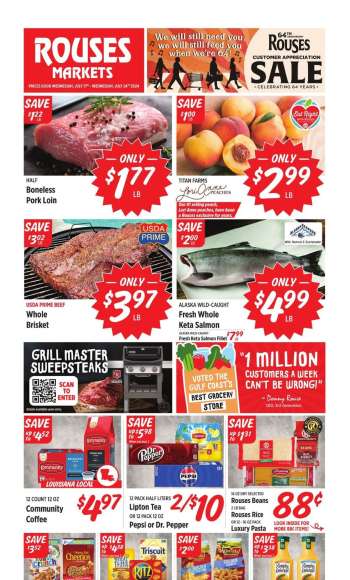 Rouses Markets Flyer - 07/17/2024 - 07/24/2024.