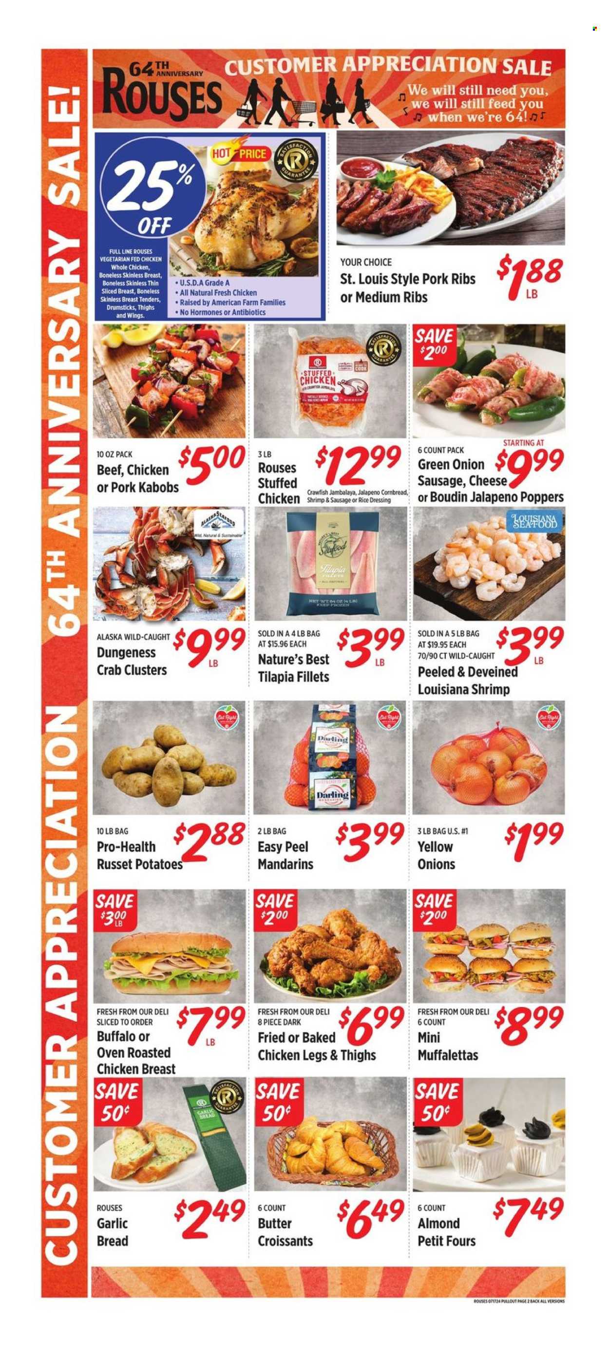 Rouses Markets ad - 07/17/2024 - 07/24/2024. Page 4