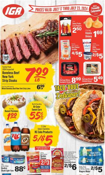 IGA Flyer - 07/17/2024 - 07/23/2024.