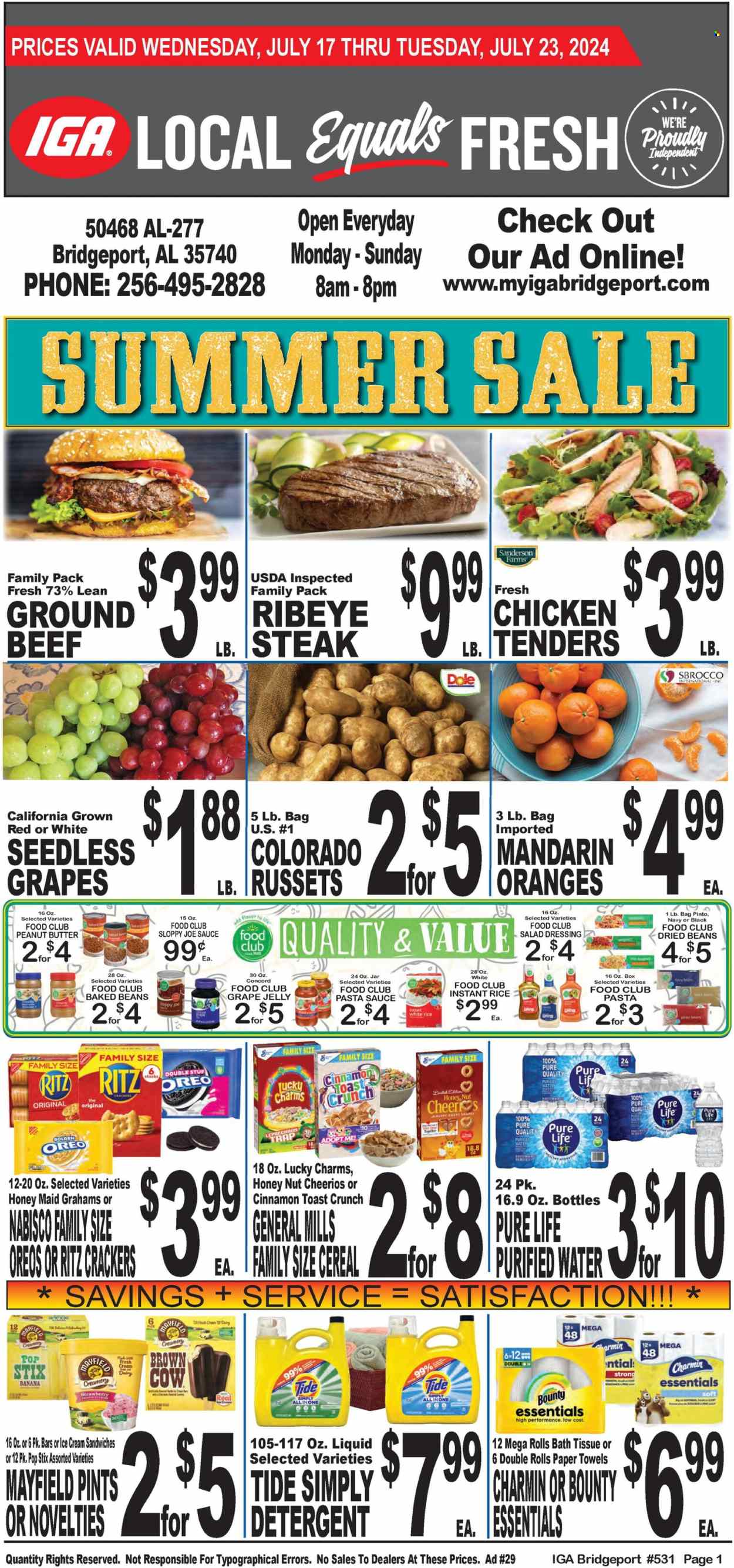 IGA ad - 07/17/2024 - 07/23/2024. Page 1