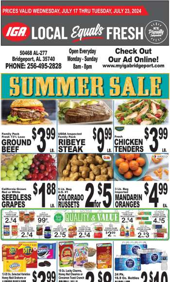 IGA Flyer - 07/17/2024 - 07/23/2024.