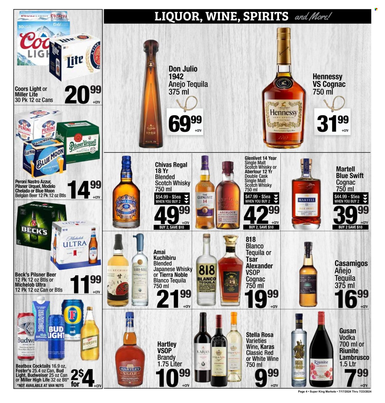 Super King Markets ad - 07/17/2024 - 07/23/2024. Page 4
