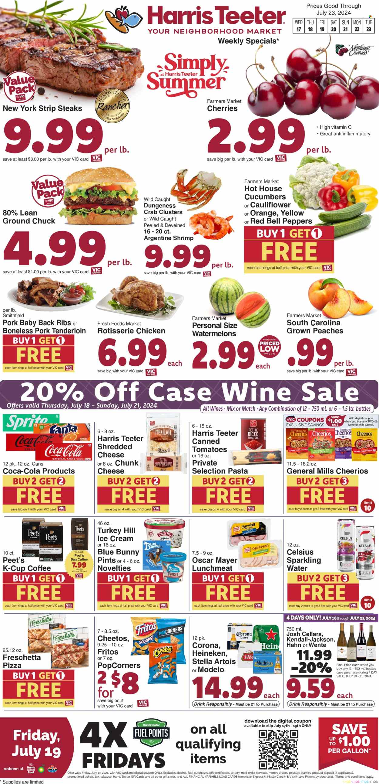 Harris Teeter ad - 07/17/2024 - 07/23/2024. Page 1