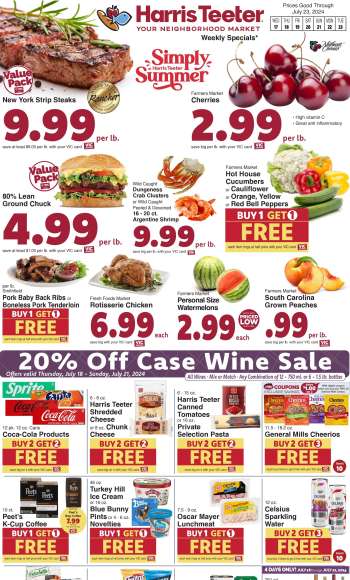 Harris Teeter Flyer - 07/17/2024 - 07/23/2024.