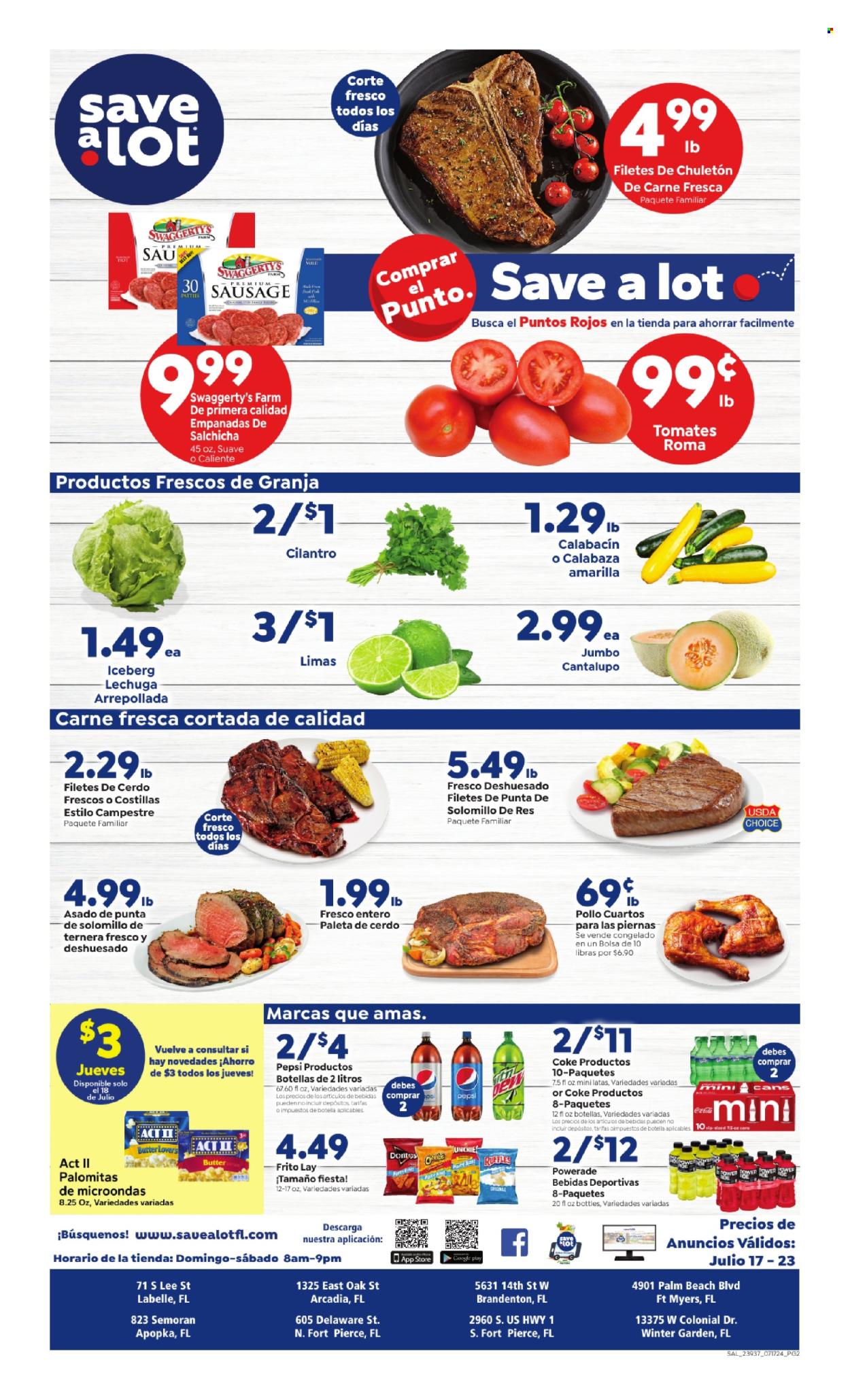 Save a Lot ad - 07/17/2024 - 07/23/2024. Page 2