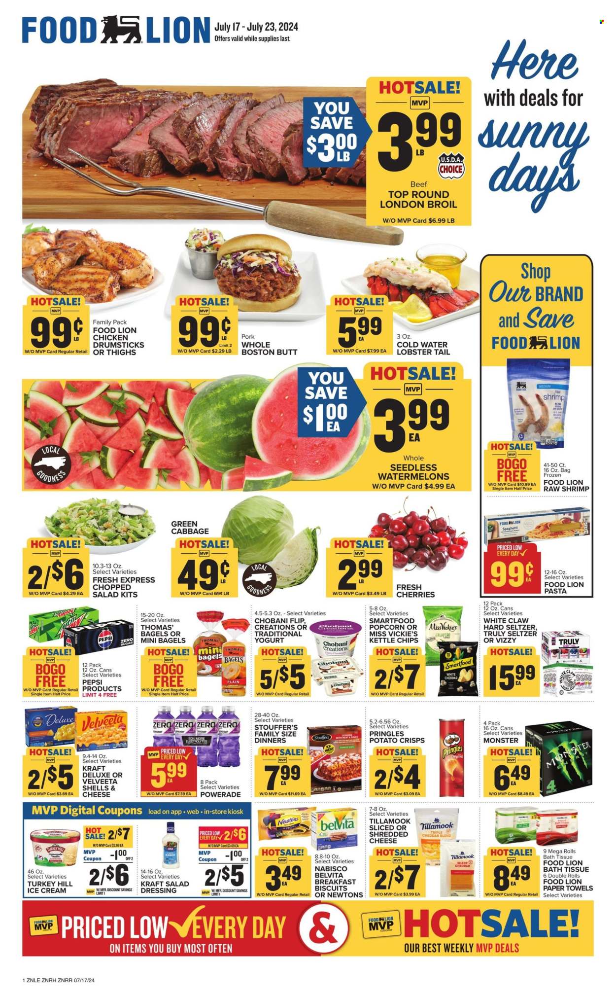 Food Lion ad - 07/17/2024 - 07/23/2024. Page 1