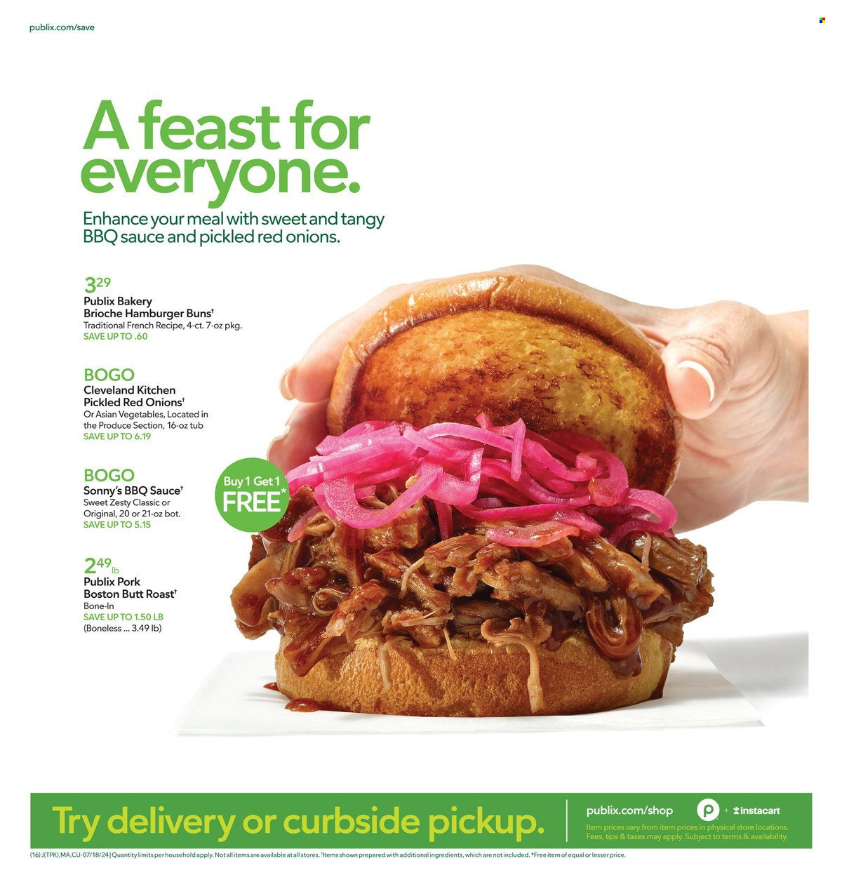 Publix ad - 07/18/2024 - 07/24/2024. Page 16