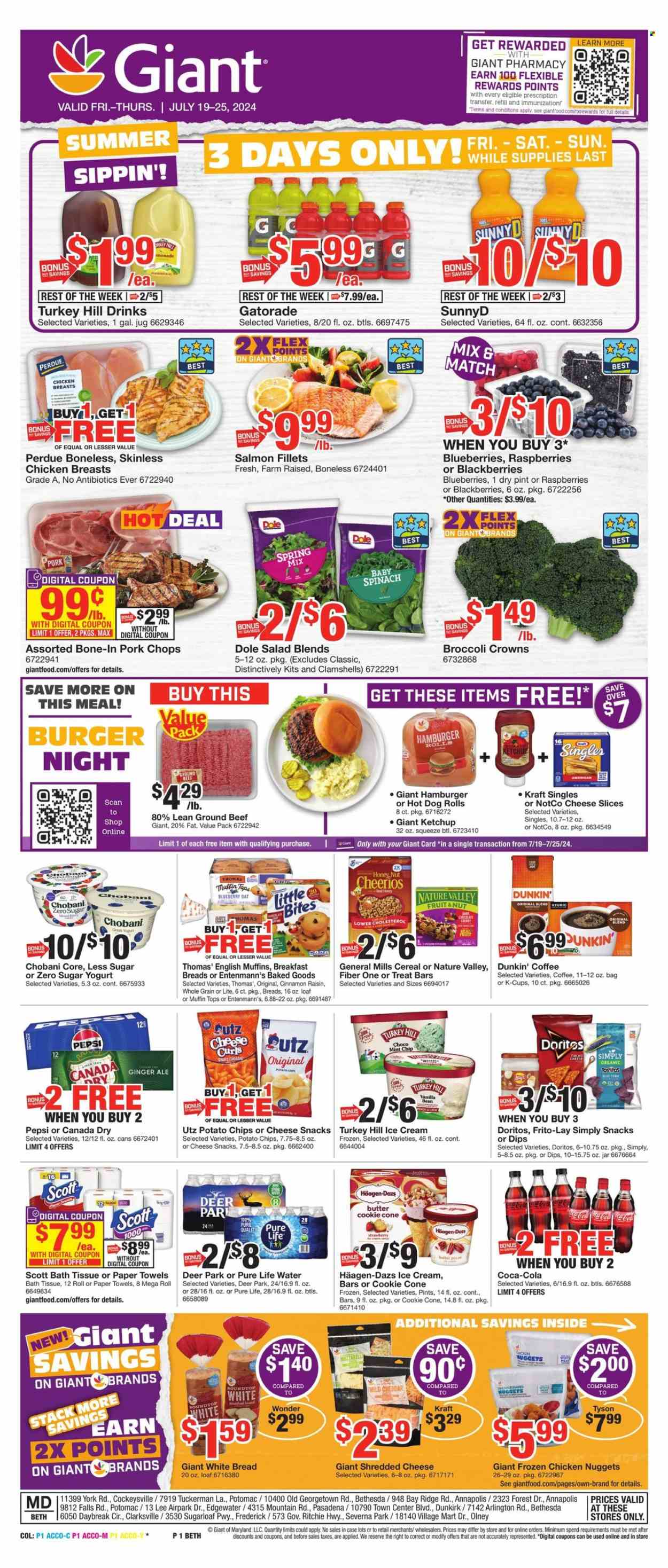 Giant Food ad - 07/19/2024 - 07/25/2024. Page 1