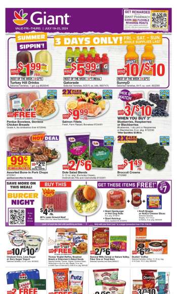 Giant Food Flyer - 07/19/2024 - 07/25/2024.