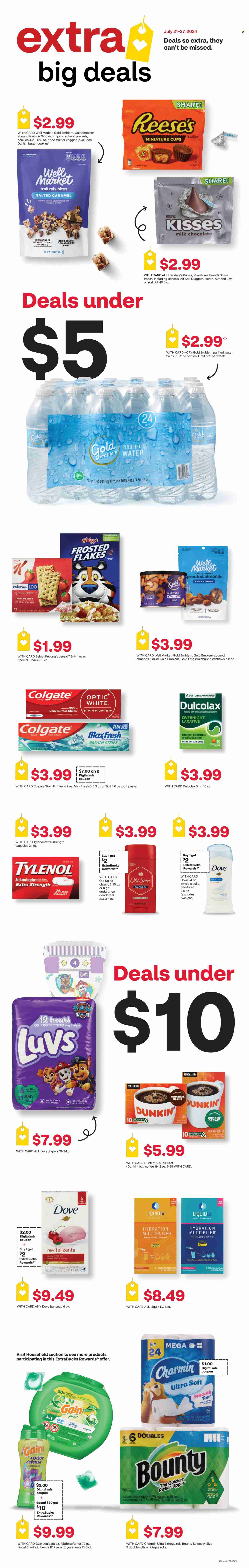 CVS Pharmacy ad - 07/21/2024 - 07/27/2024. Page 1