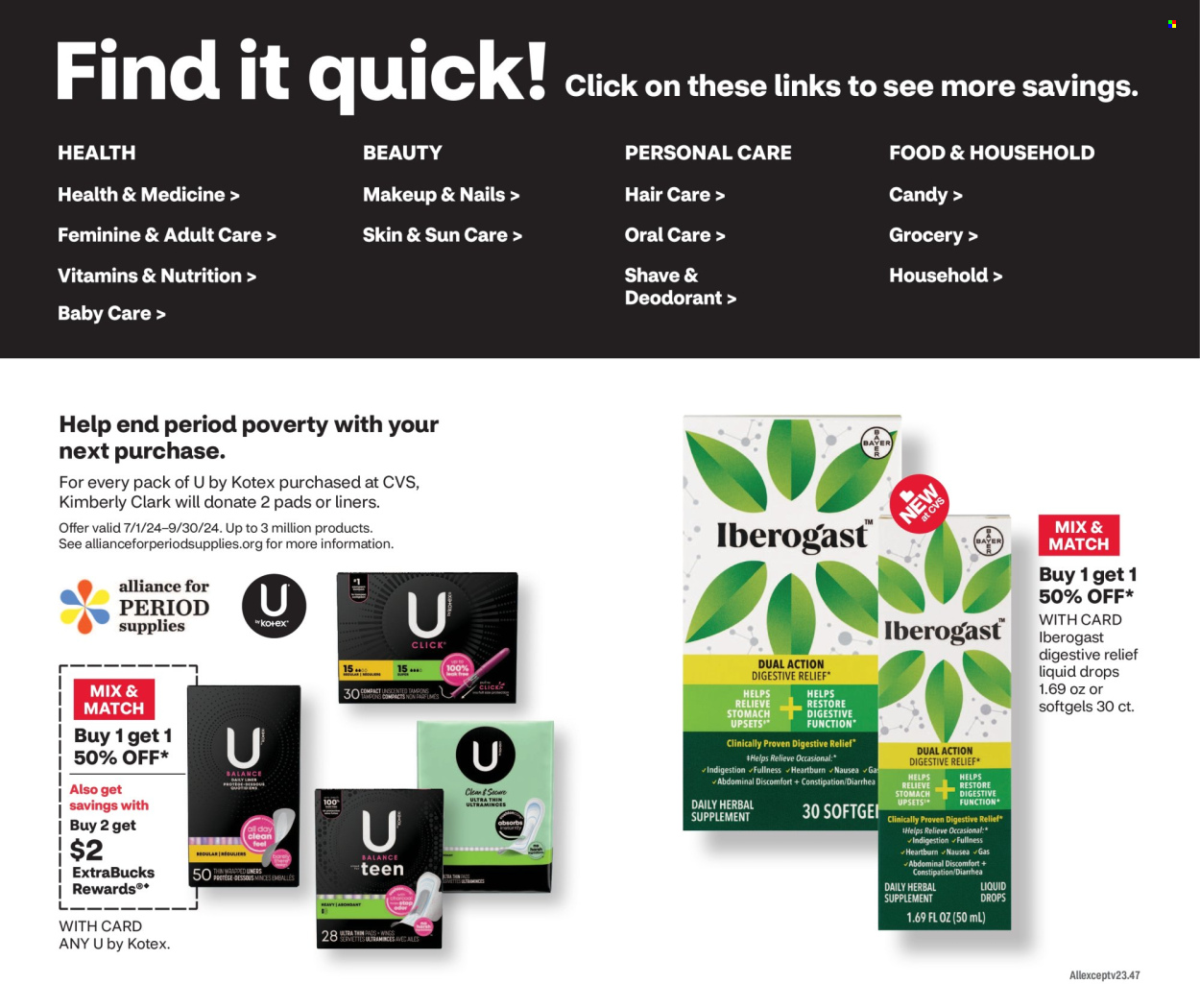 CVS Pharmacy ad - 07/21/2024 - 07/27/2024. Page 4
