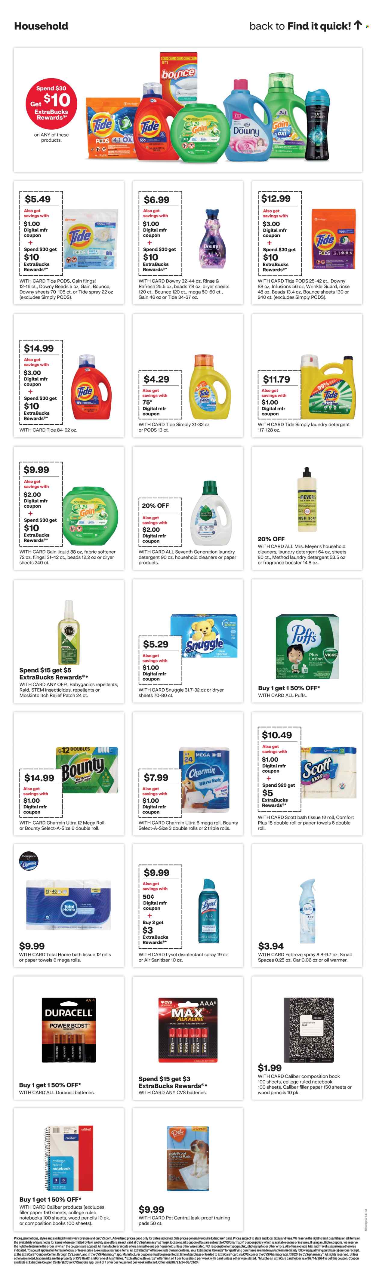 CVS Pharmacy ad - 07/21/2024 - 07/27/2024. Page 19