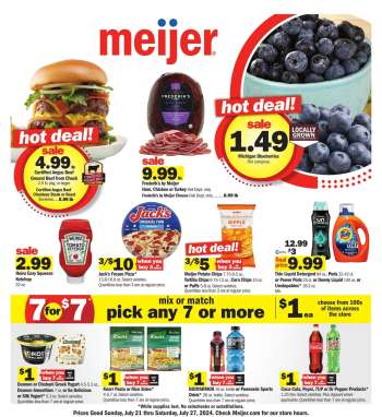 Meijer Flyer - 07/21/2024 - 07/27/2024.