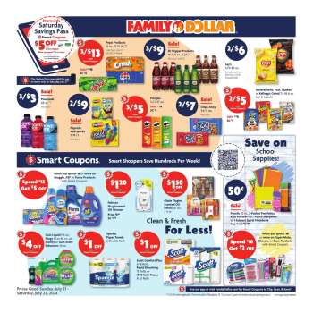 Family Dollar Flyer - 07/21/2024 - 07/27/2024.