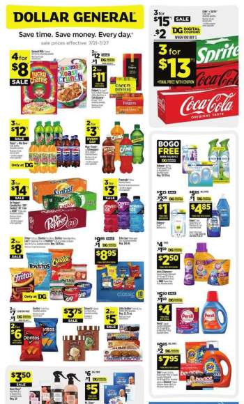 Dollar General Flyer - 07/21/2024 - 07/27/2024.