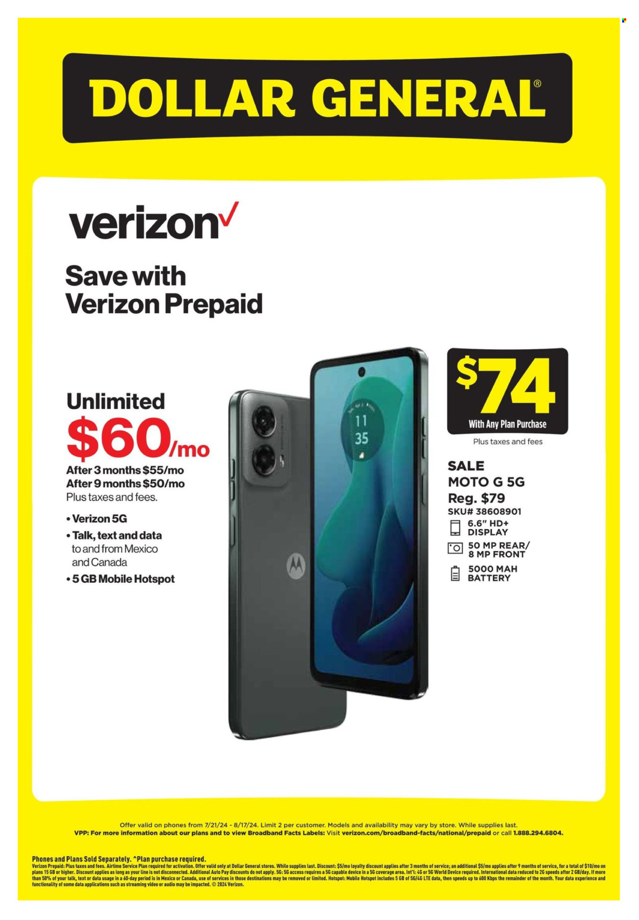 Dollar General ad - 07/21/2024 - 08/17/2024. Page 2