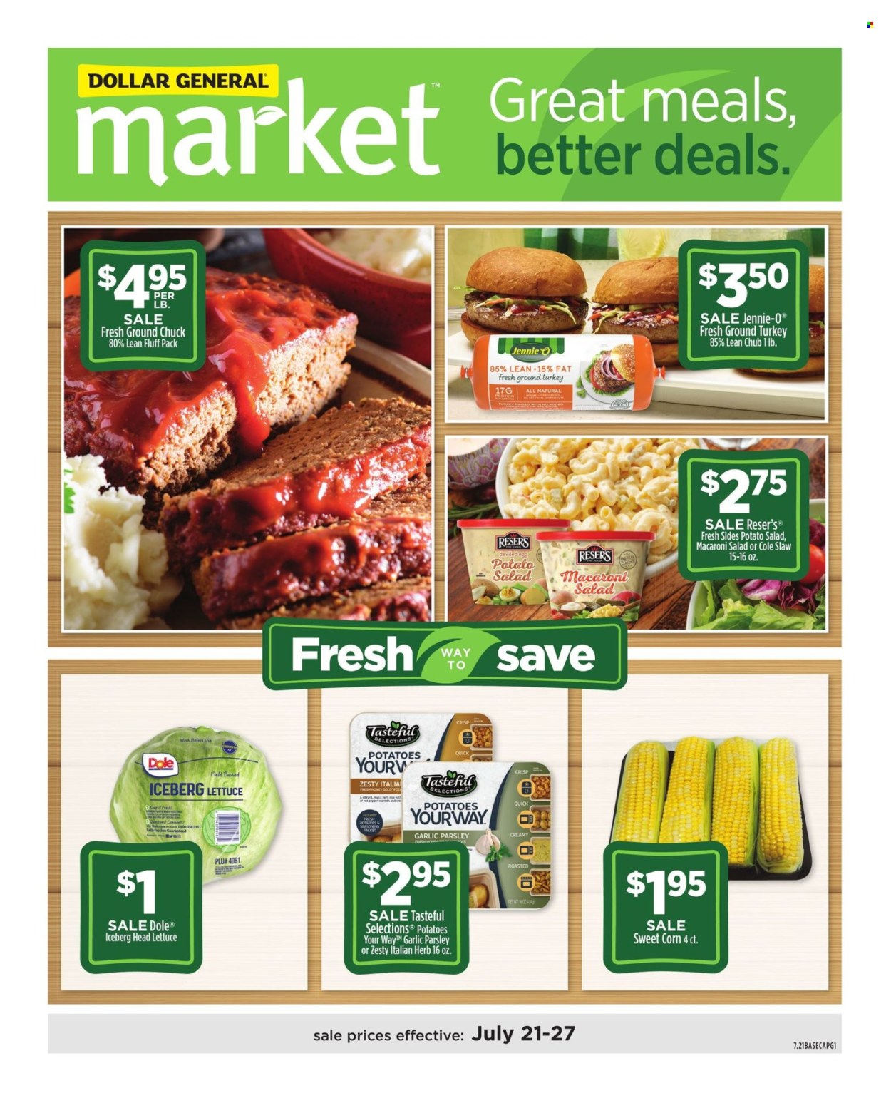 Dollar General ad - 07/21/2024 - 07/27/2024. Page 1