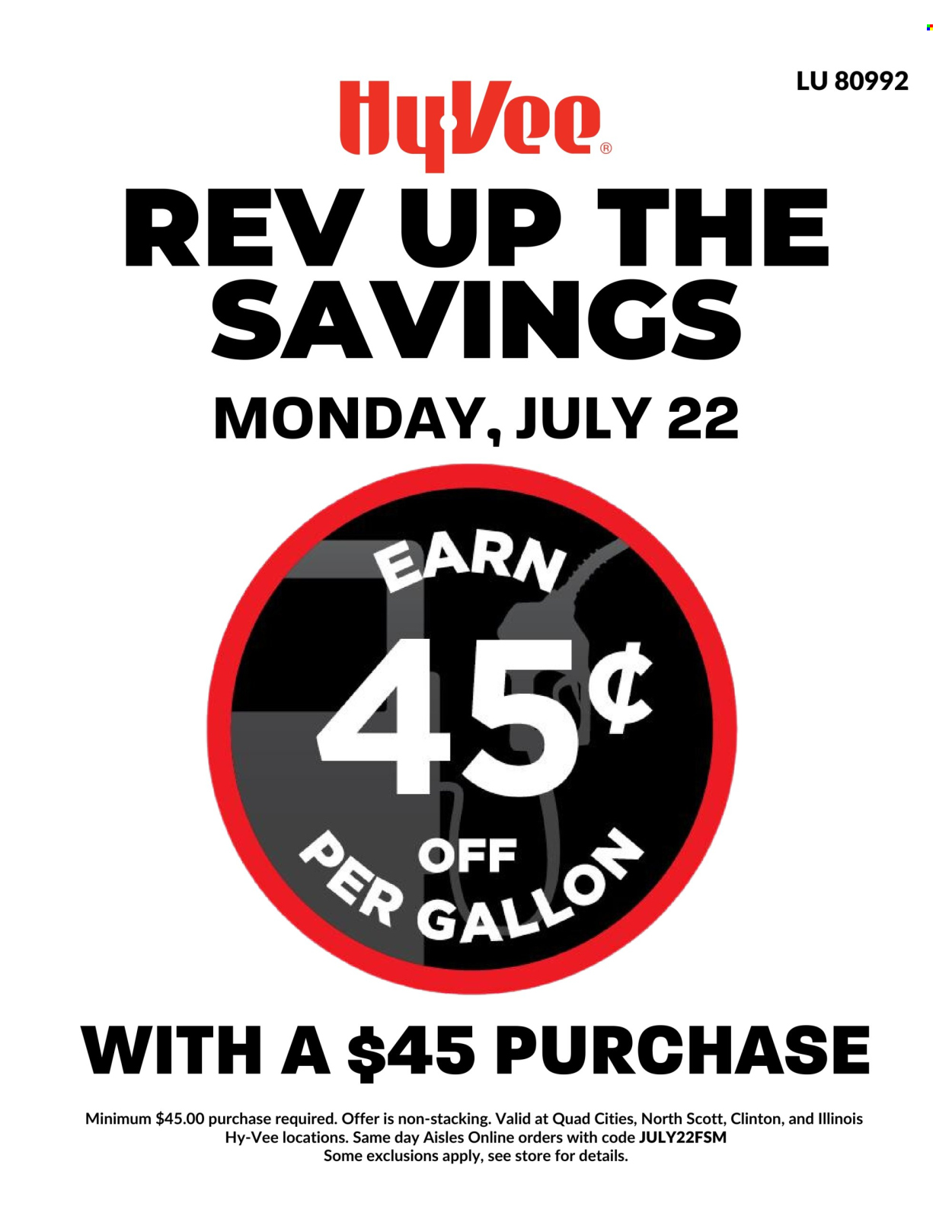 Hy-Vee ad - 07/22/2024 - 07/22/2024. Page 1