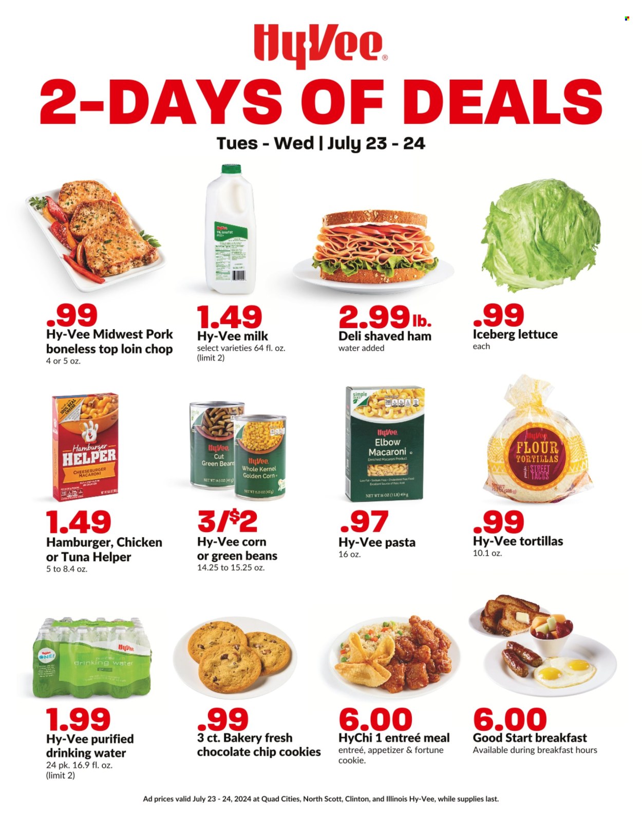 Hy-Vee ad - 07/23/2024 - 07/24/2024. Page 1