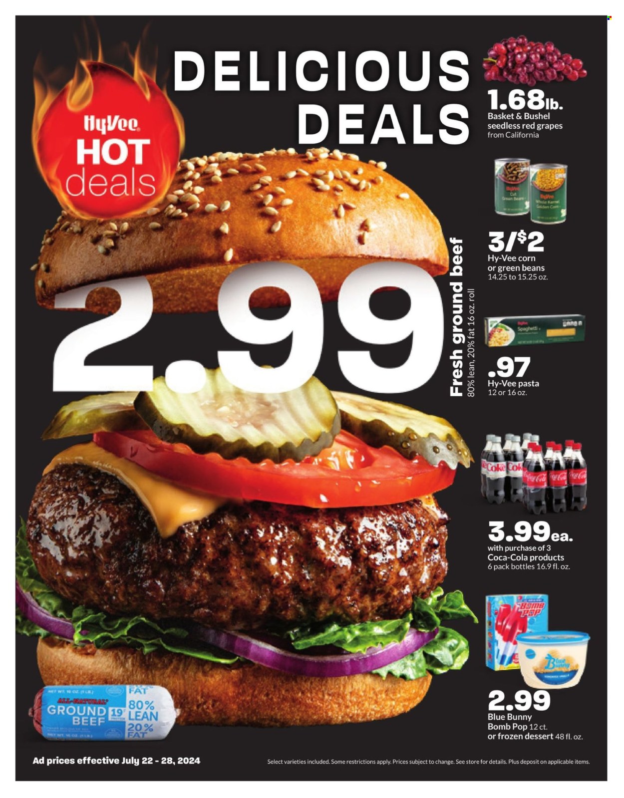 Hy-Vee ad - 07/22/2024 - 07/28/2024. Page 1