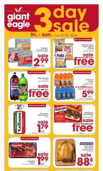 Giant Eagle Flyer - 07/25/2024 - 07/31/2024.