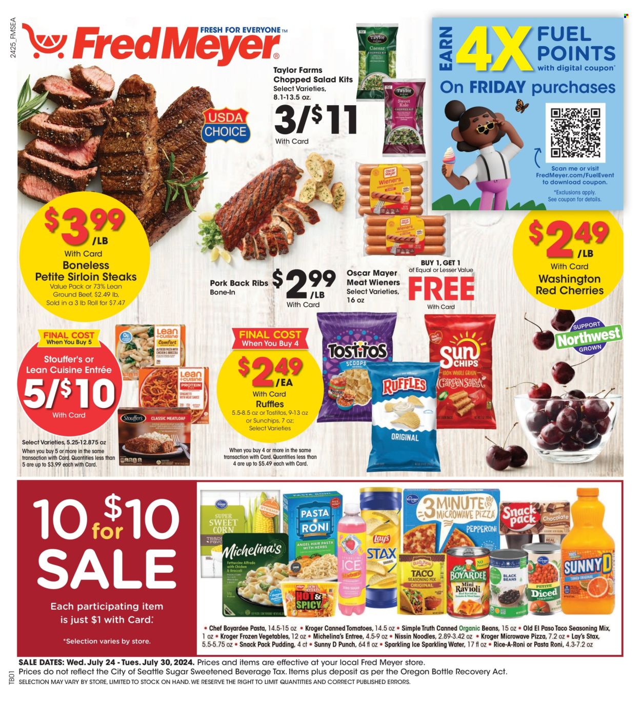 Fred Meyer ad - 07/24/2024 - 07/30/2024. Page 1