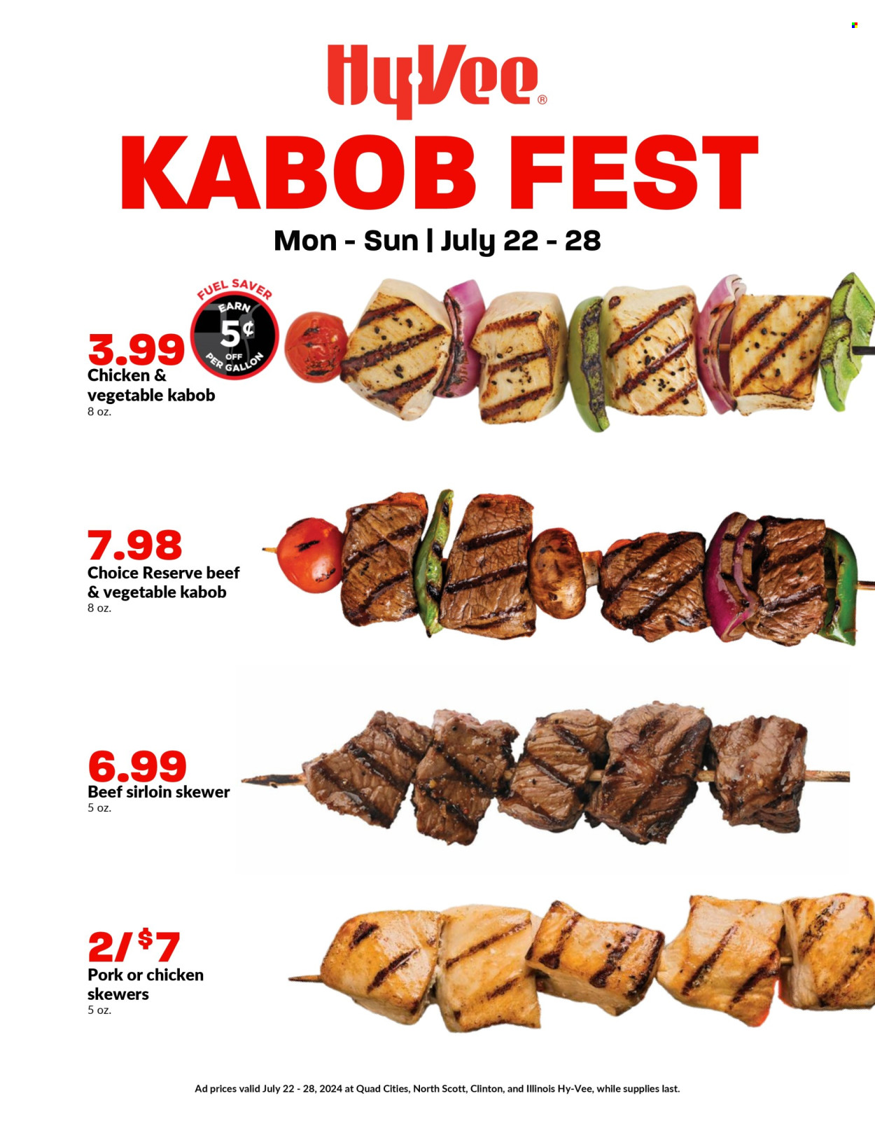 Hy-Vee ad - 07/22/2024 - 07/28/2024. Page 1