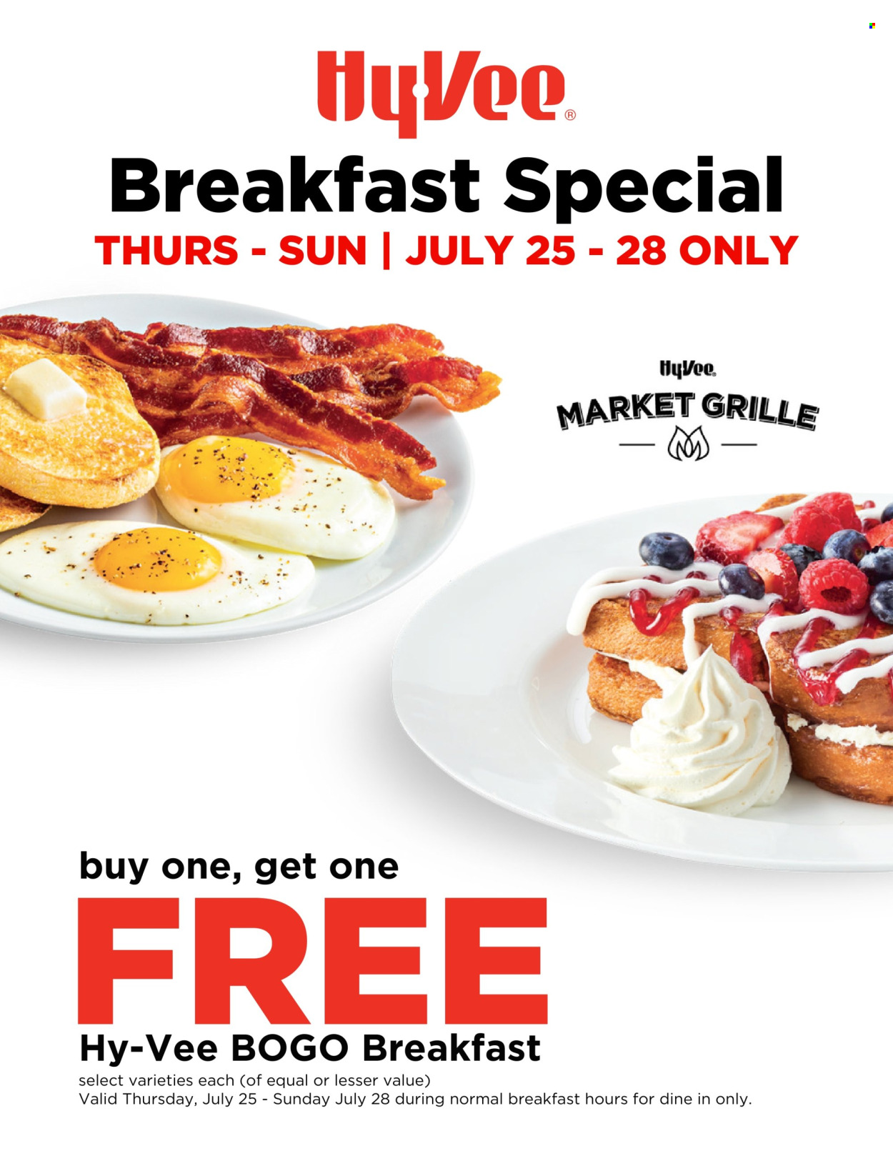 Hy-Vee ad - 07/25/2024 - 07/28/2024. Page 1