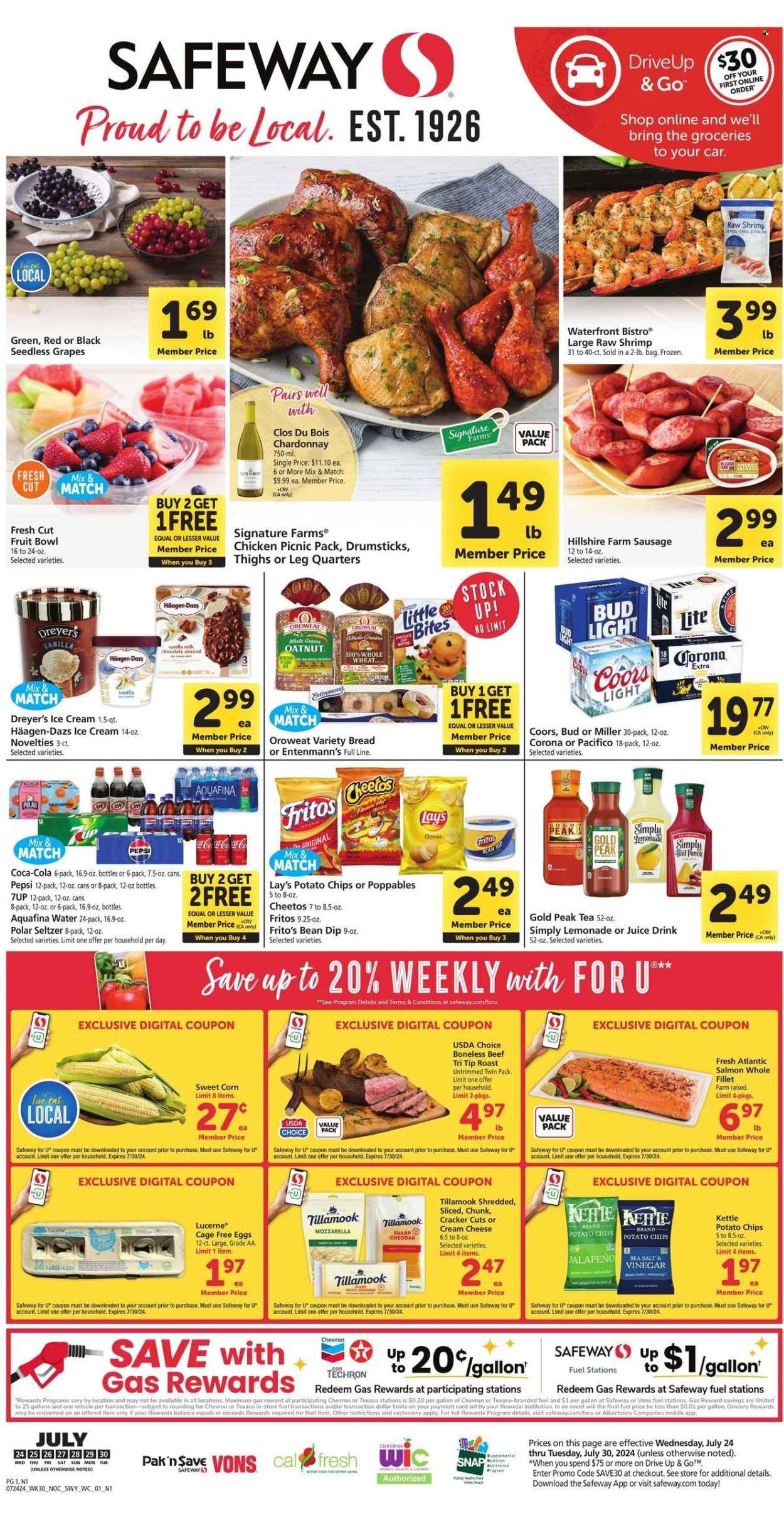 Safeway ad - 07/24/2024 - 07/30/2024. Page 1