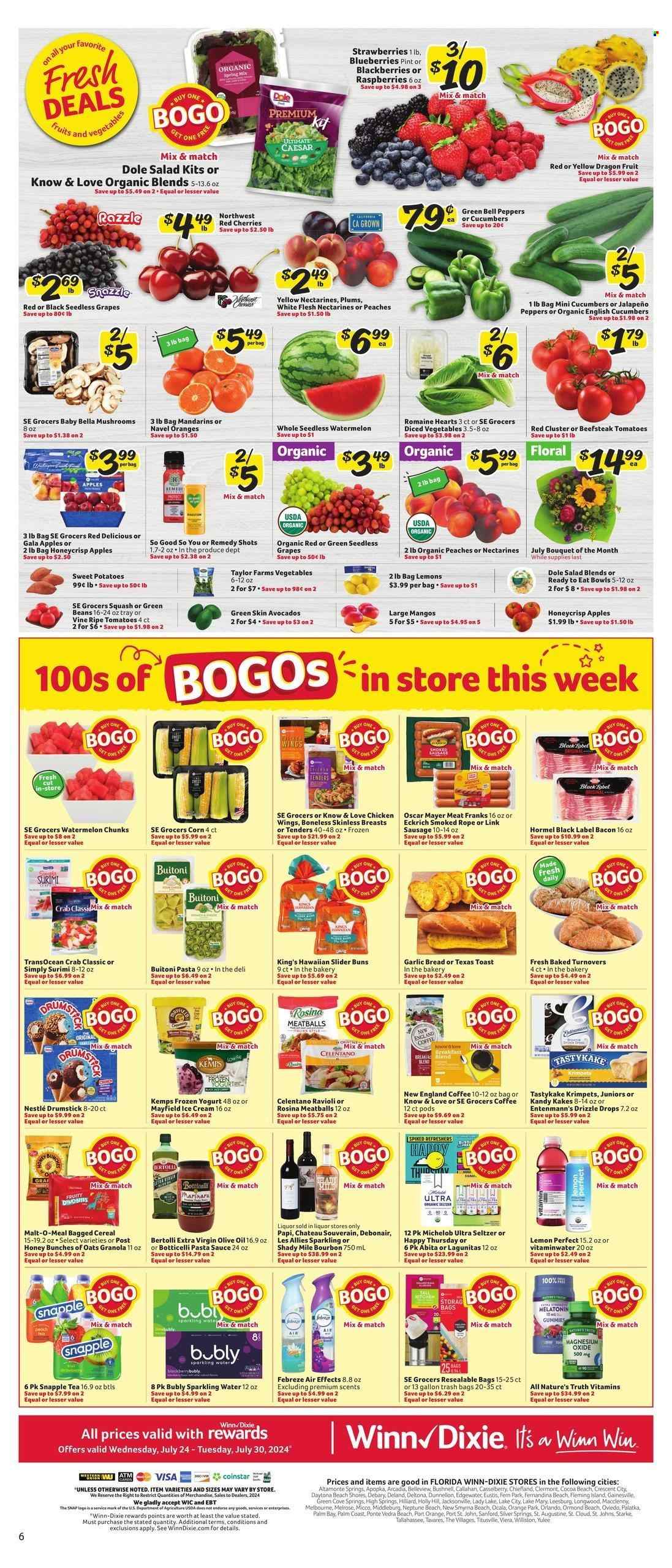 Winn Dixie ad - 07/24/2024 - 07/30/2024. Page 11