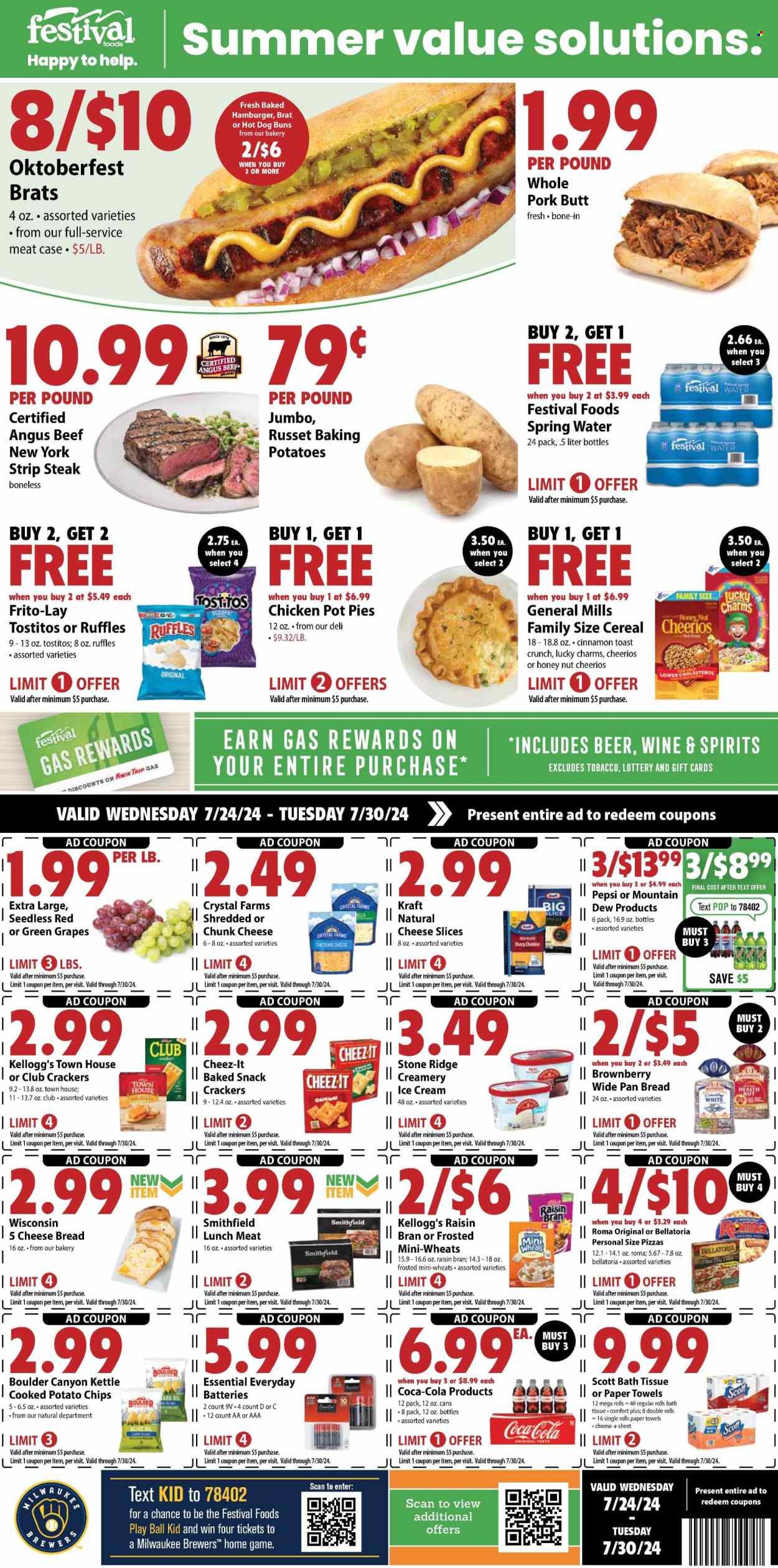 Festival Foods ad - 07/24/2024 - 07/30/2024. Page 1