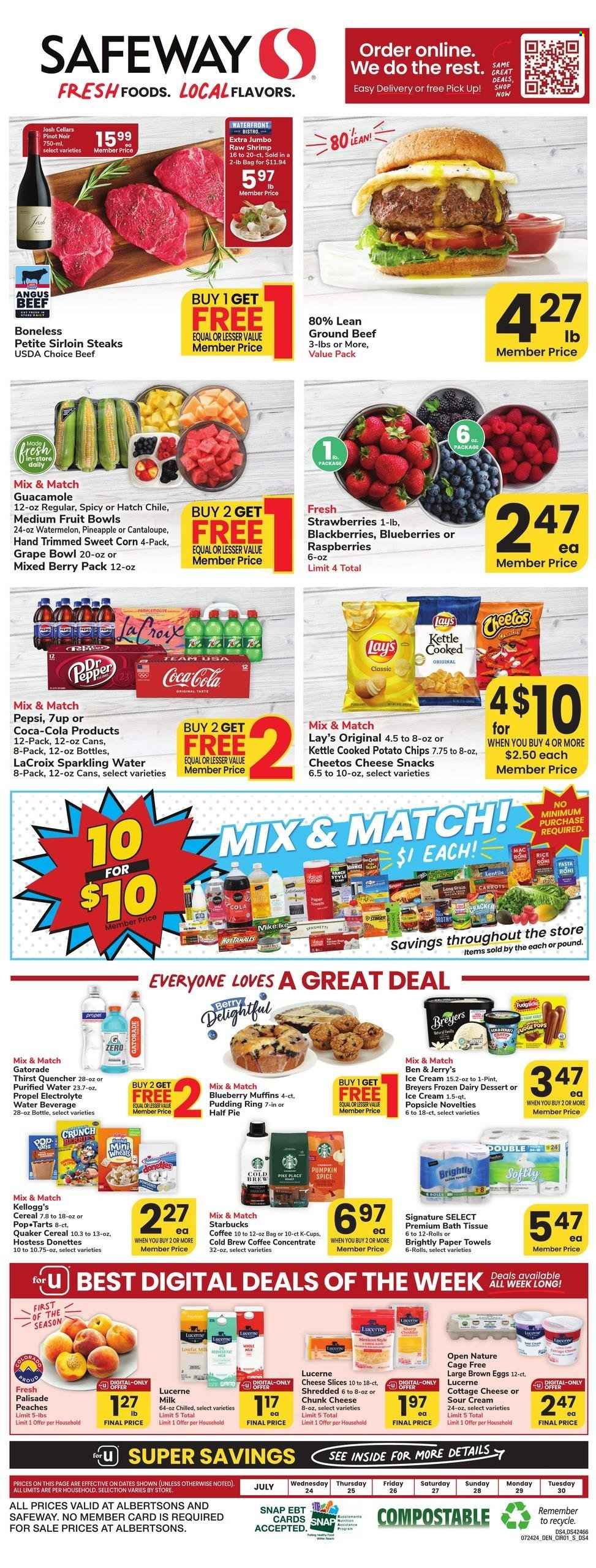 Safeway ad - 07/24/2024 - 07/30/2024. Page 1