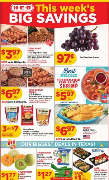 H-E-B Flyer - 07/24/2024 - 07/30/2024.