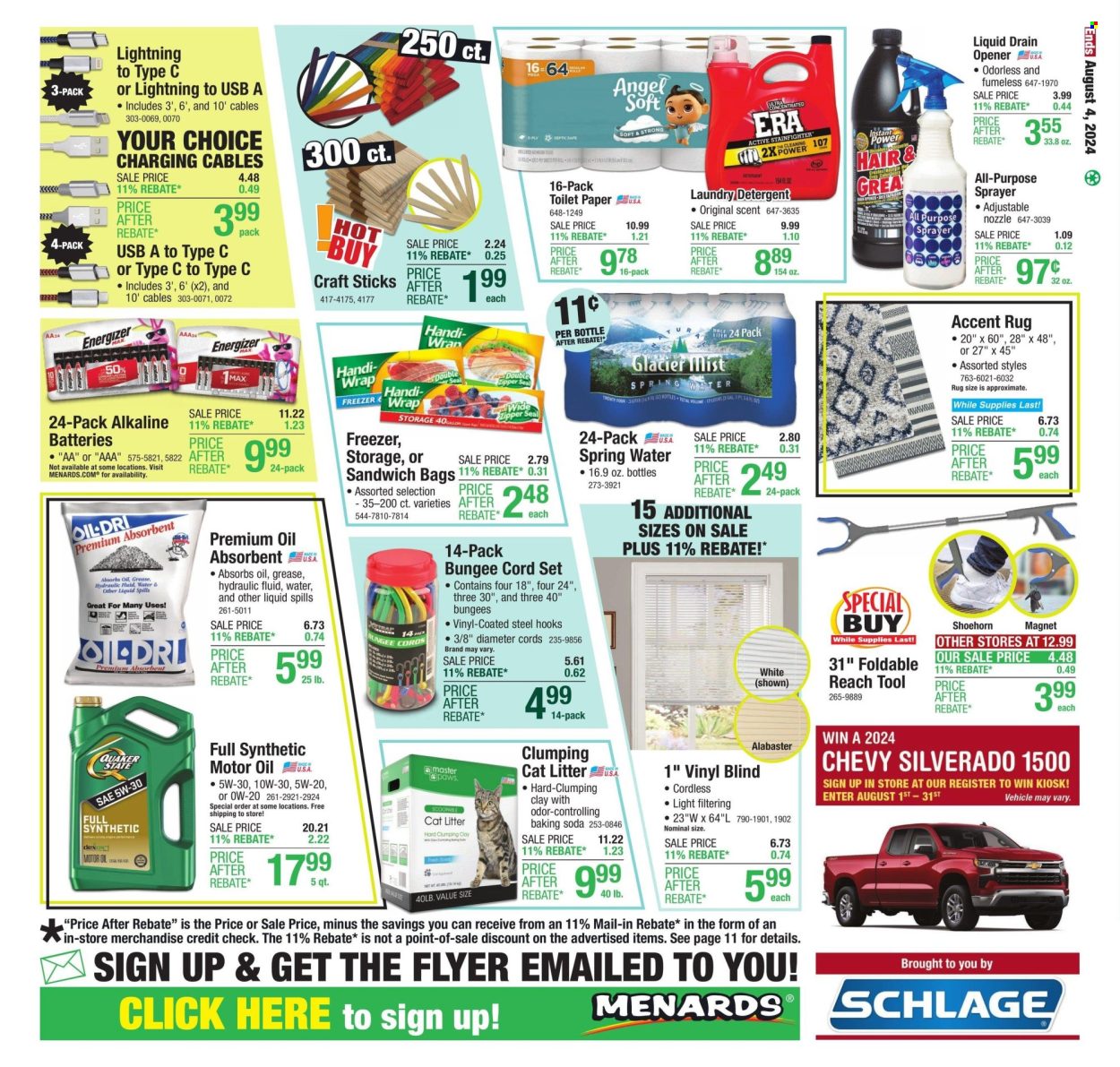 Menards ad - 07/25/2024 - 08/04/2024. Page 23