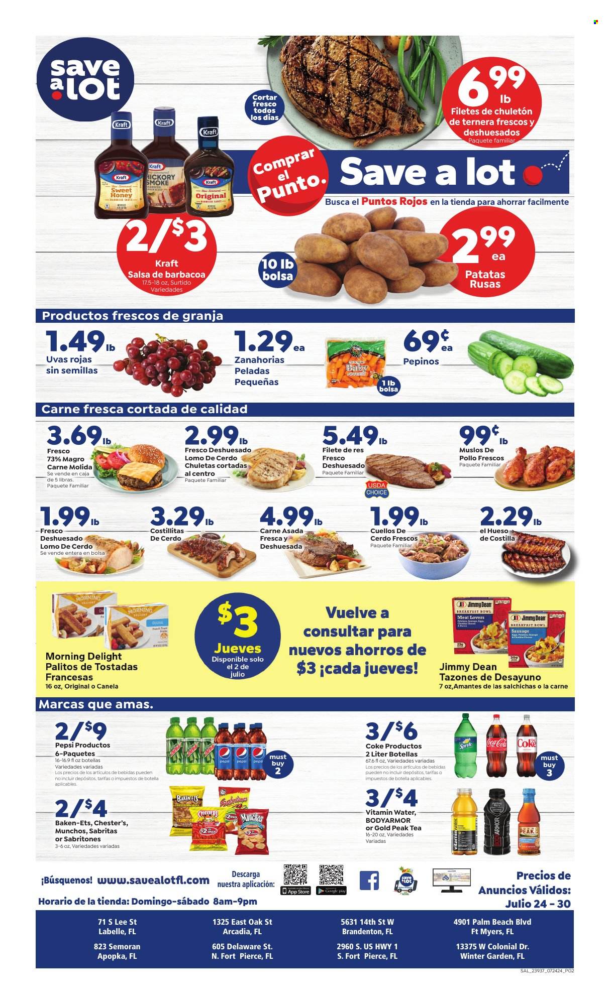 Save a Lot ad - 07/24/2024 - 07/30/2024. Page 2