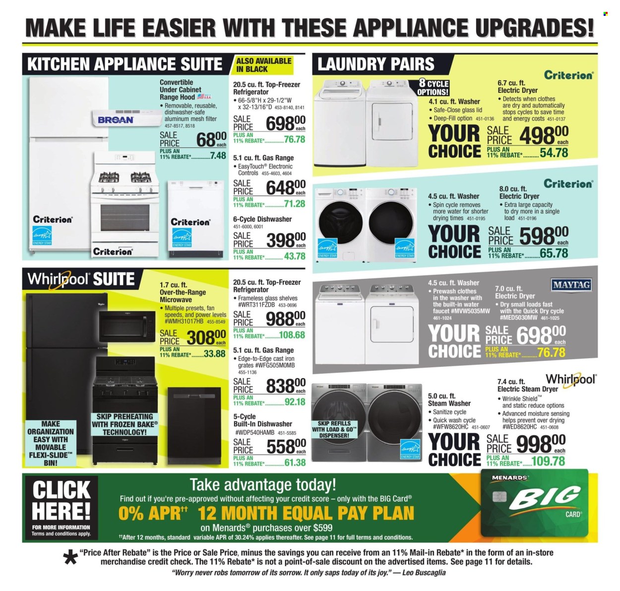 Menards ad - 07/24/2024 - 08/04/2024. Page 12