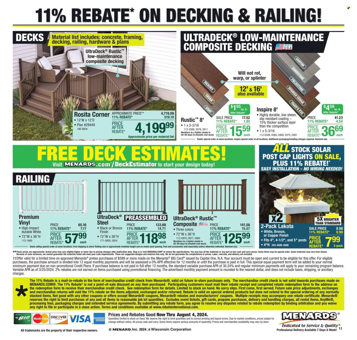 Menards ad - 07/24/2024 - 08/04/2024. Page 19