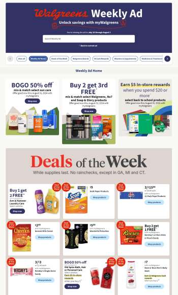 Walgreens Flyer - 07/28/2024 - 08/03/2024.