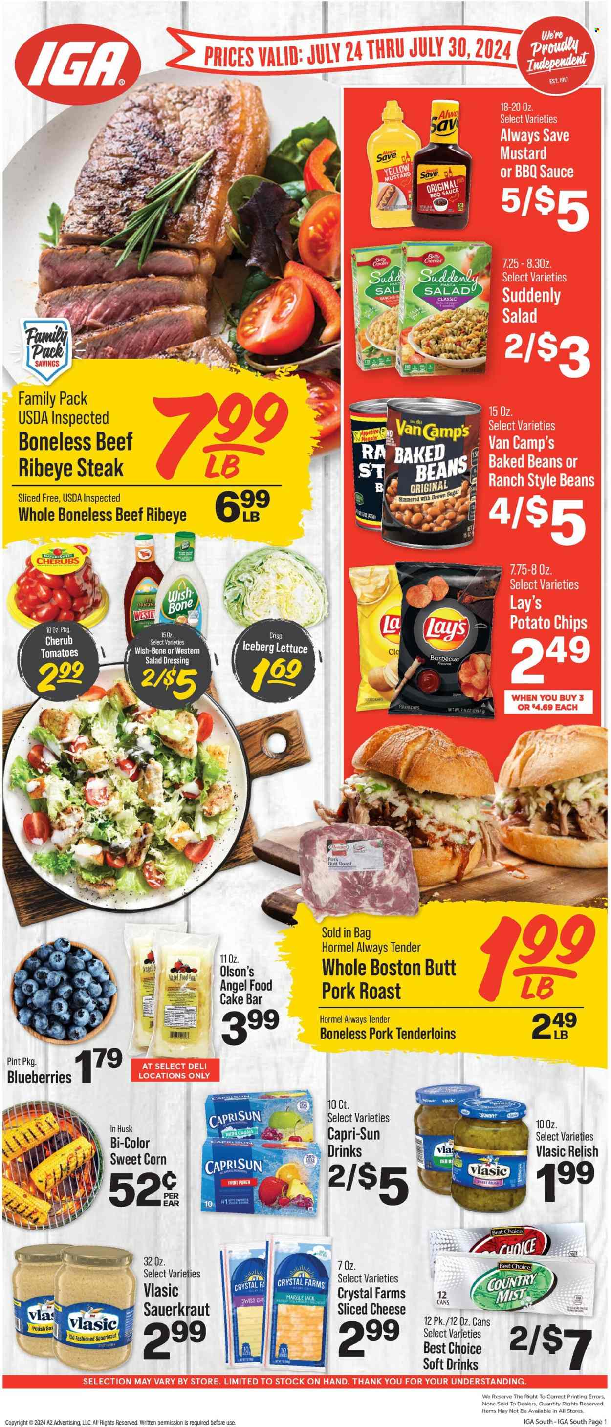 IGA ad - 07/24/2024 - 07/30/2024. Page 1
