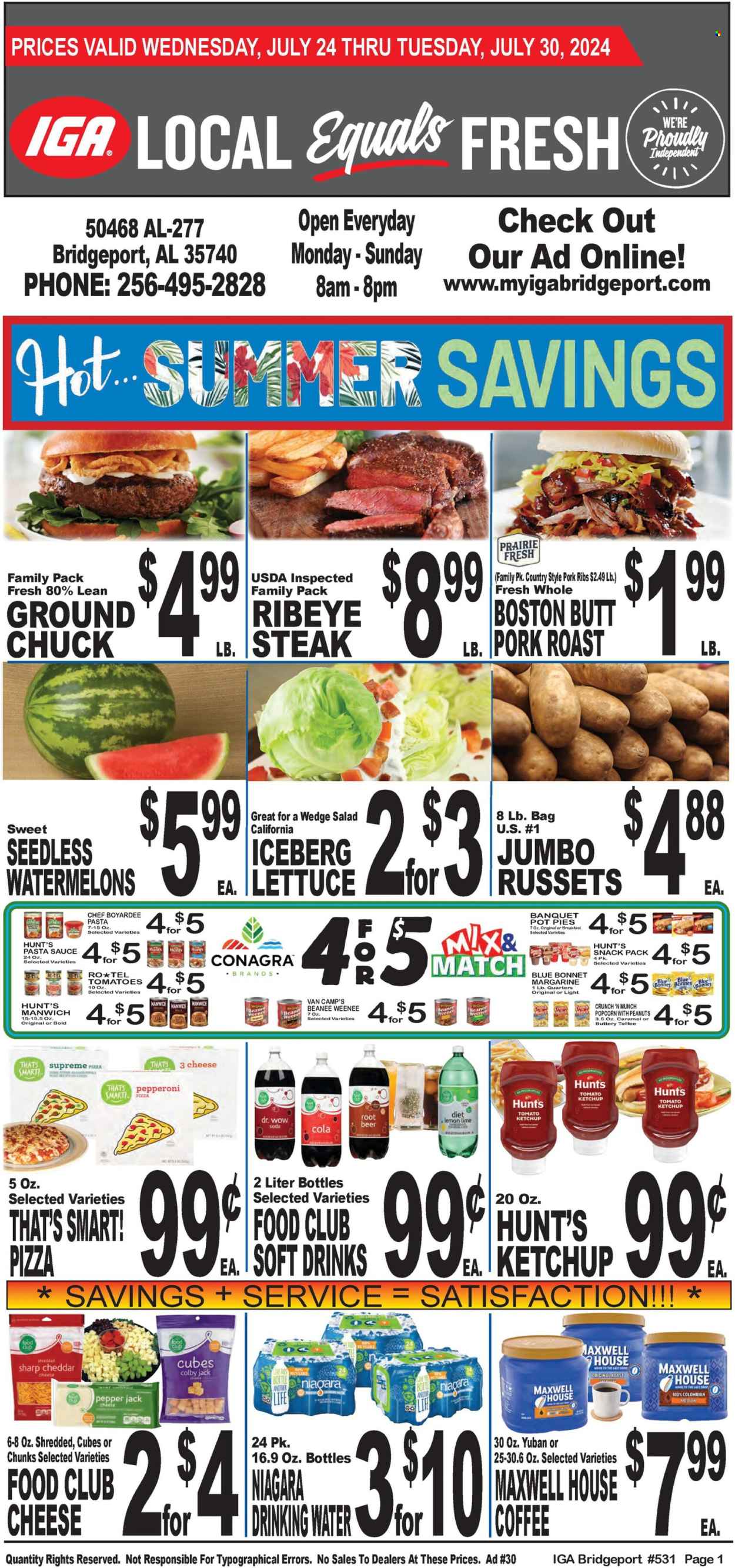 IGA ad - 07/24/2024 - 07/30/2024. Page 1