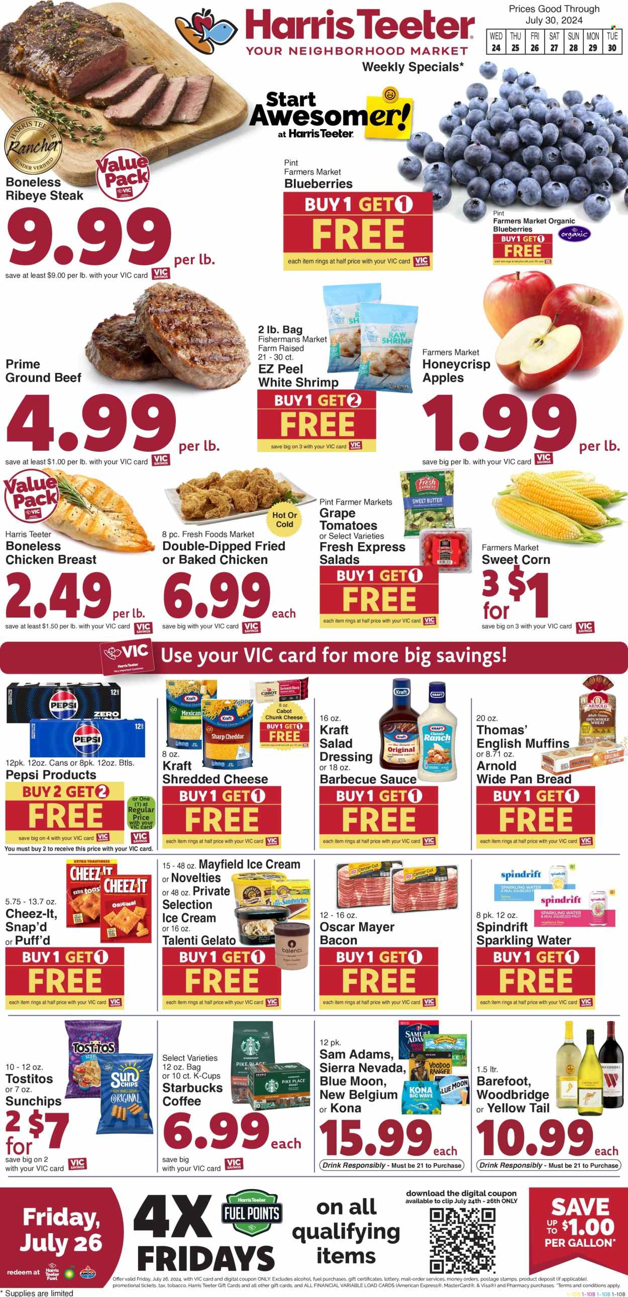 Harris Teeter ad - 07/24/2024 - 07/30/2024. Page 1