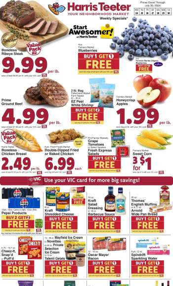 Harris Teeter Flyer - 07/24/2024 - 07/30/2024.